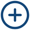 Plus Symbol Inside Circle Icon
