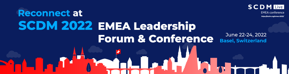SCDM 2022 EMEA Conference Banner