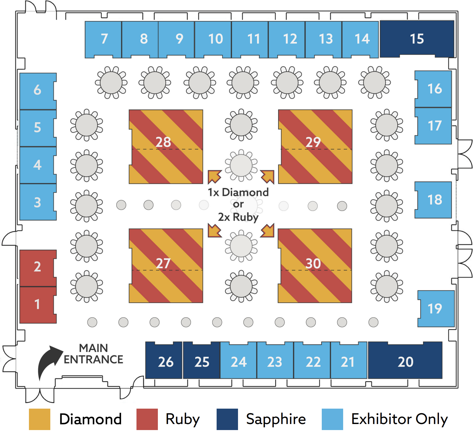 2026US Exhibition Floor Plan