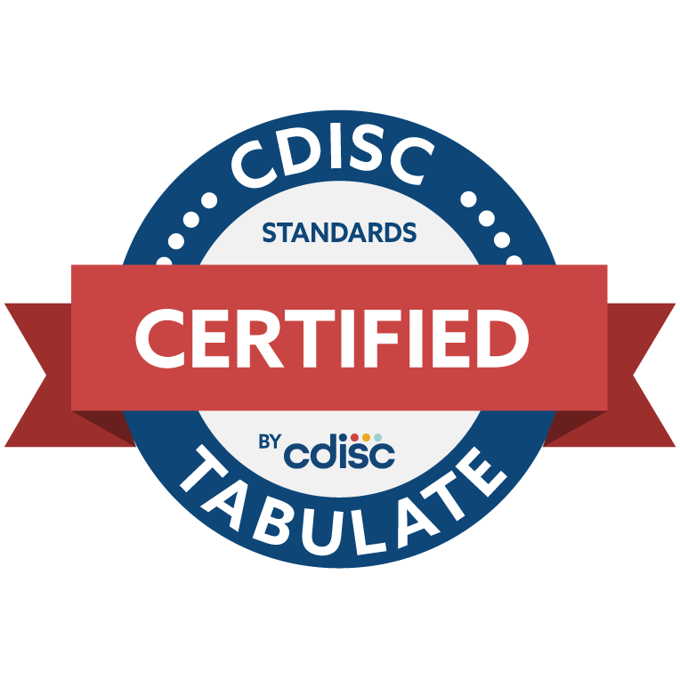 Tabulate Certification badge